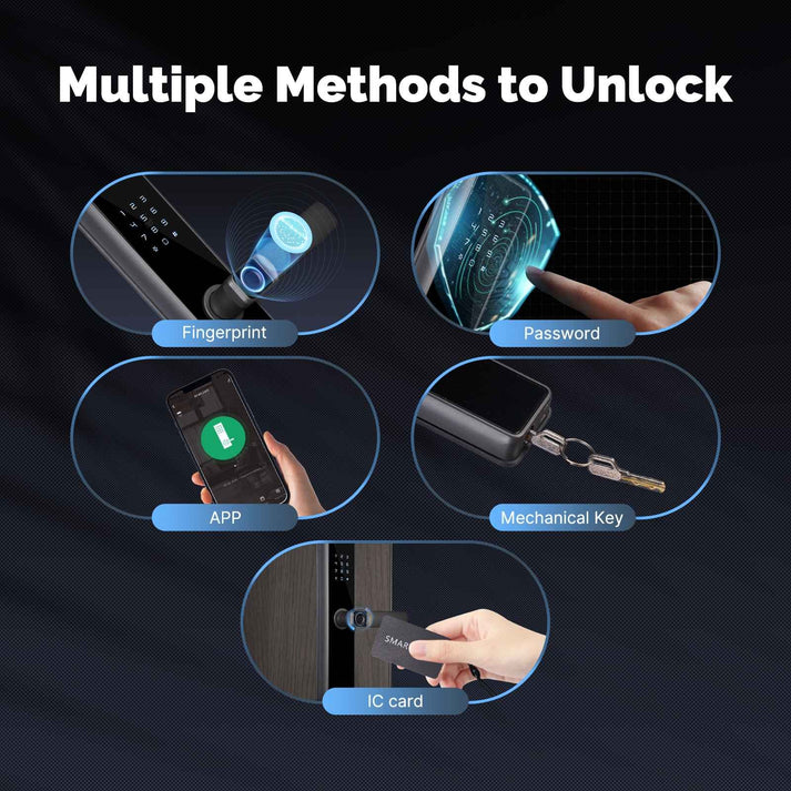 WiFi Smart Door Lock - Fingerprint & Remote Unlock