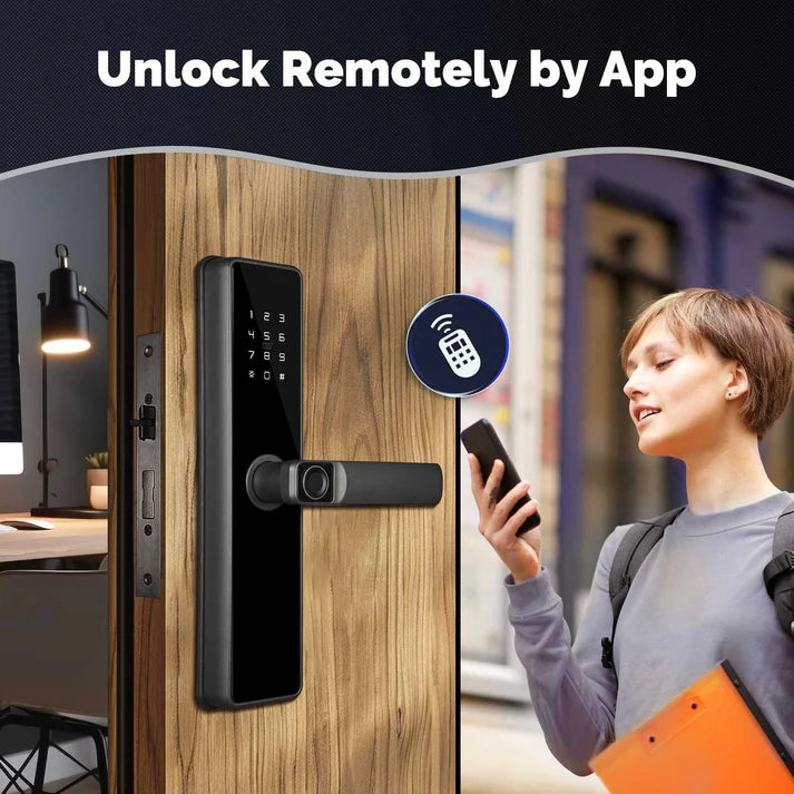 WiFi Smart Door Lock - Fingerprint & Remote Unlock